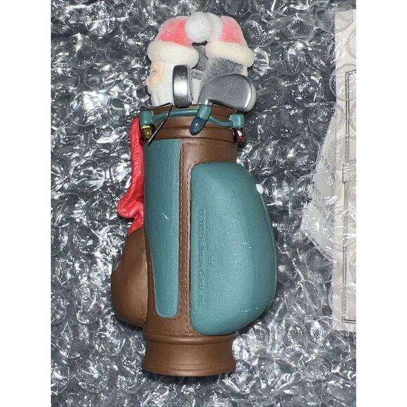 2002 Hallmark Keepsake Ornament Tee's The Season Golf Bag - Picture 6 of 8